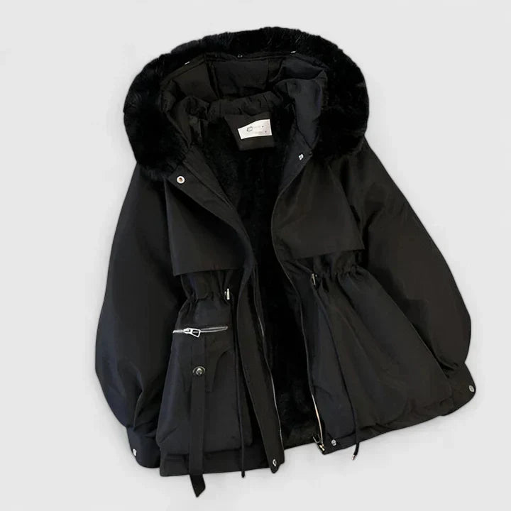 Vita | Women Hooded Drawstring Parka Coat