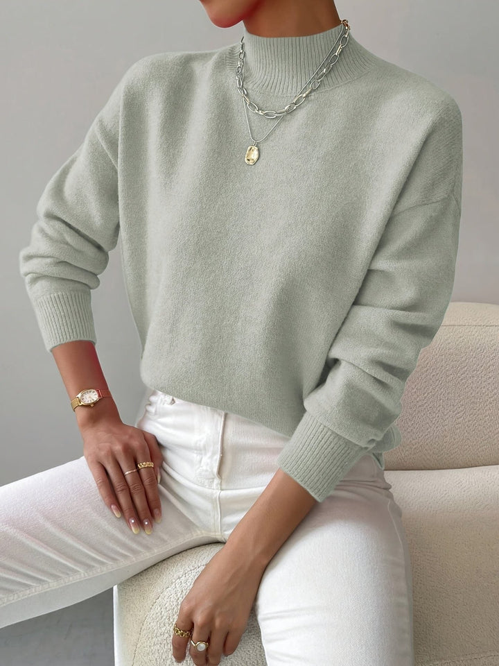 Tilde | Women Ribbed Turtleneck Sweater