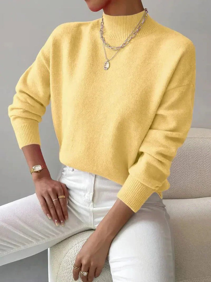 Tilde | Women Ribbed Turtleneck Sweater