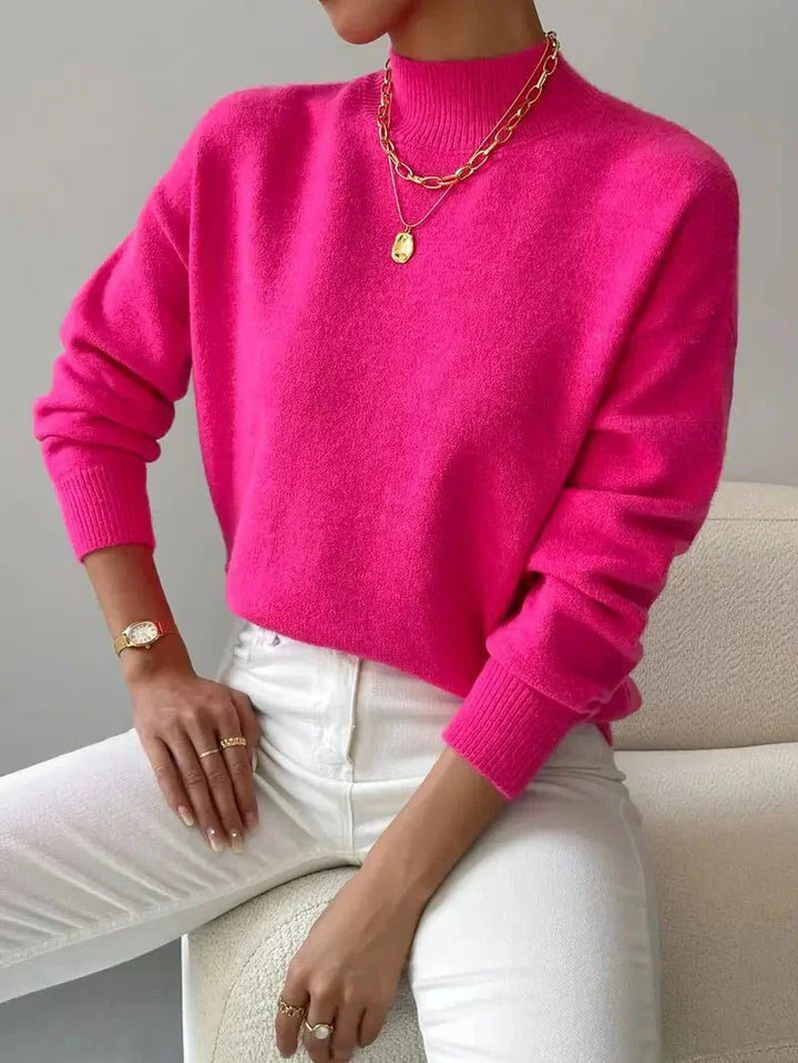 Tilde | Women Ribbed Turtleneck Sweater