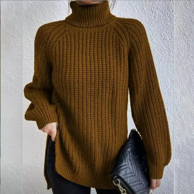 Lane | Women Chunky Knit Turtleneck