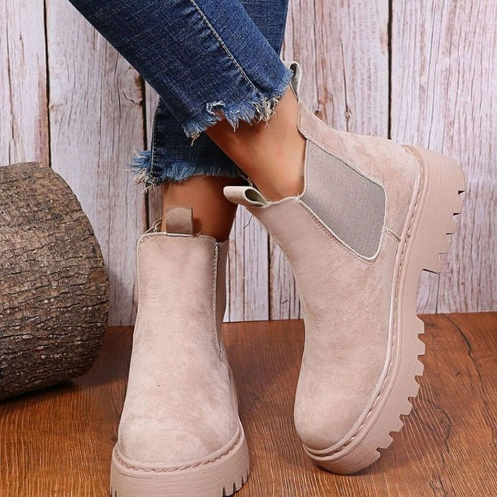 Tanwen | Women Platform Chelsea Ankle Boots