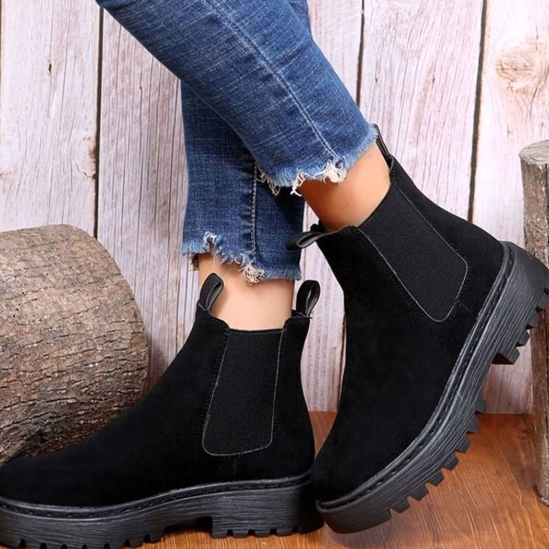 Tanwen | Women Platform Chelsea Ankle Boots