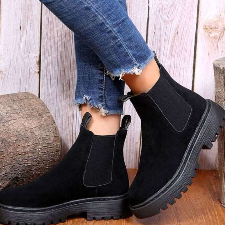 Tanwen | Women Platform Chelsea Ankle Boots