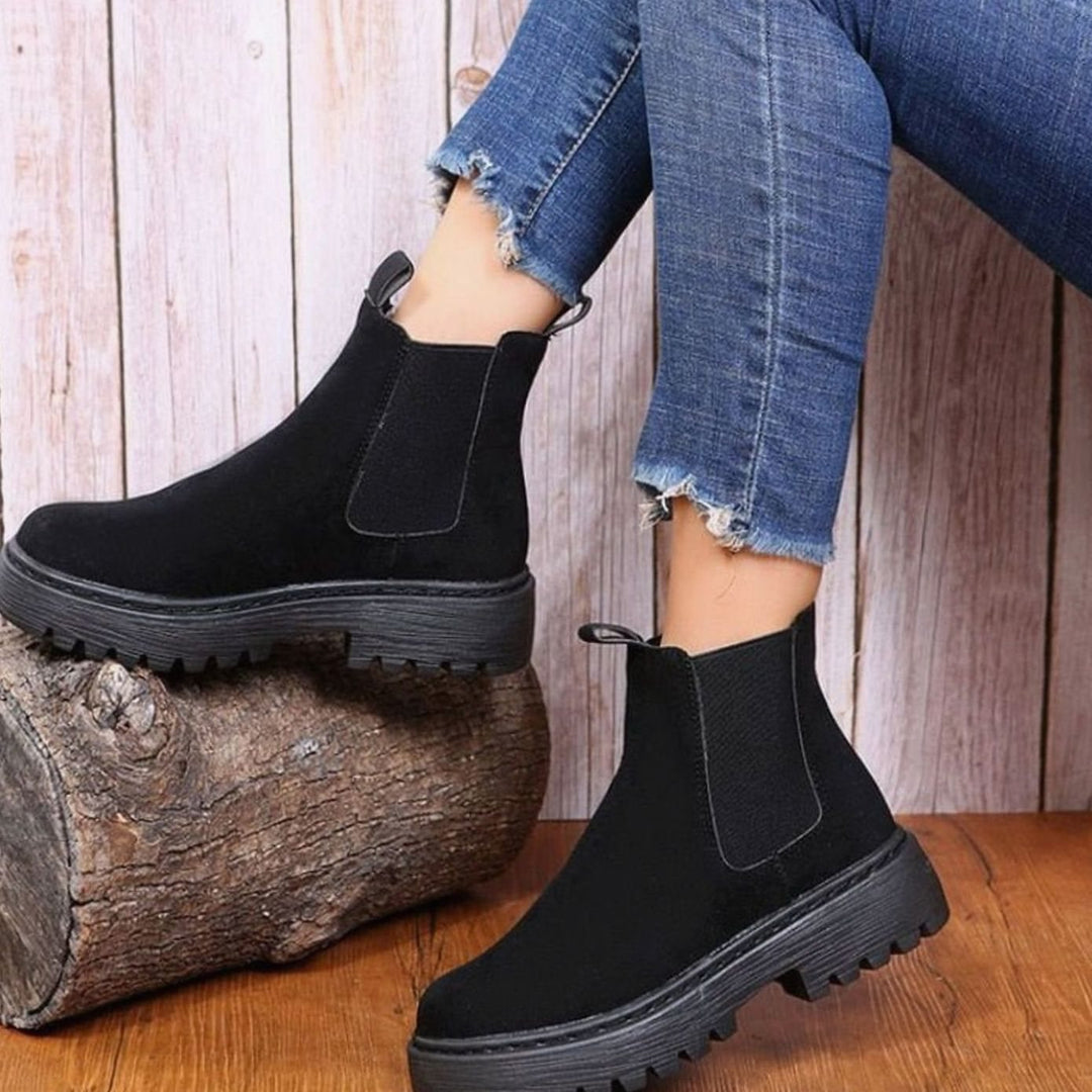 Tanwen | Women Platform Chelsea Ankle Boots