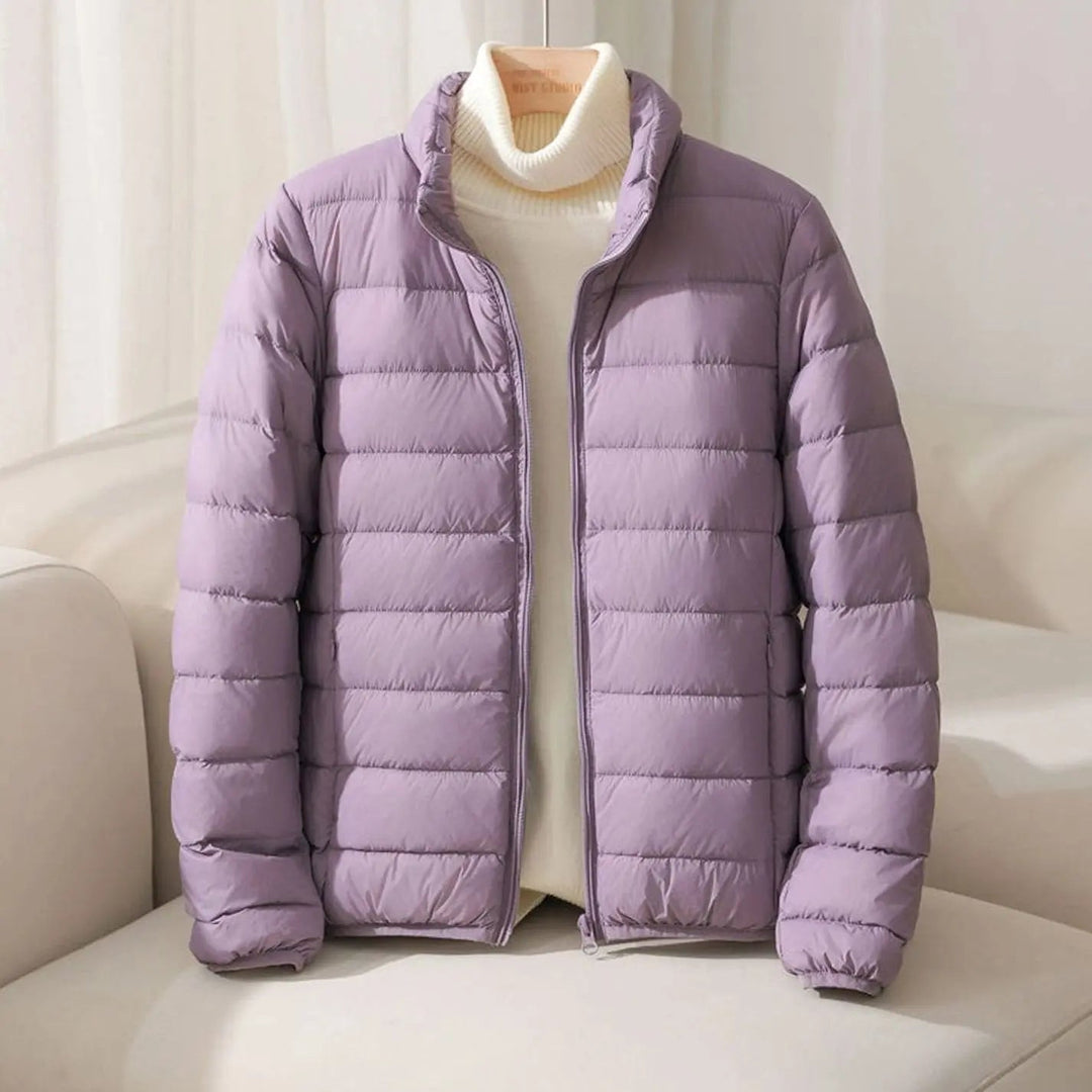 Fawn | Women Stand Collar Quilted Padded Jacket