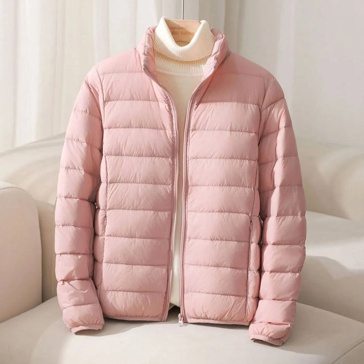 Fawn | Women Stand Collar Quilted Padded Jacket