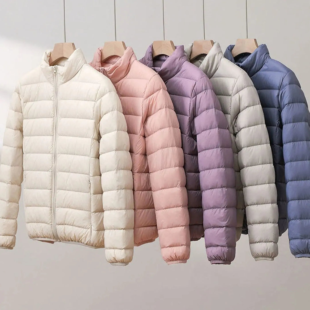 Fawn | Women Stand Collar Quilted Padded Jacket