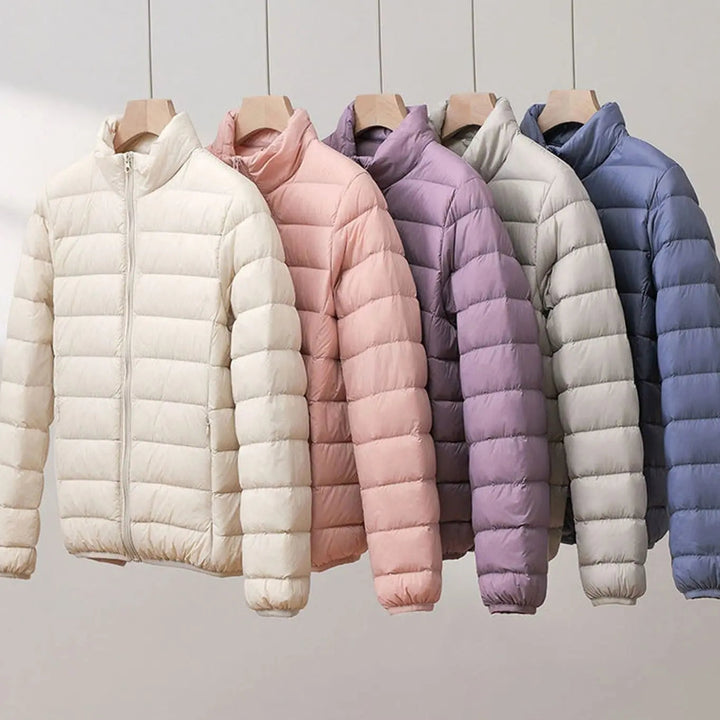Fawn | Women Stand Collar Quilted Padded Jacket