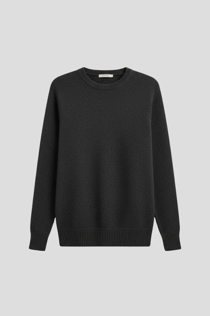 Martha | Women Ribbed Hem Crewneck Sweater