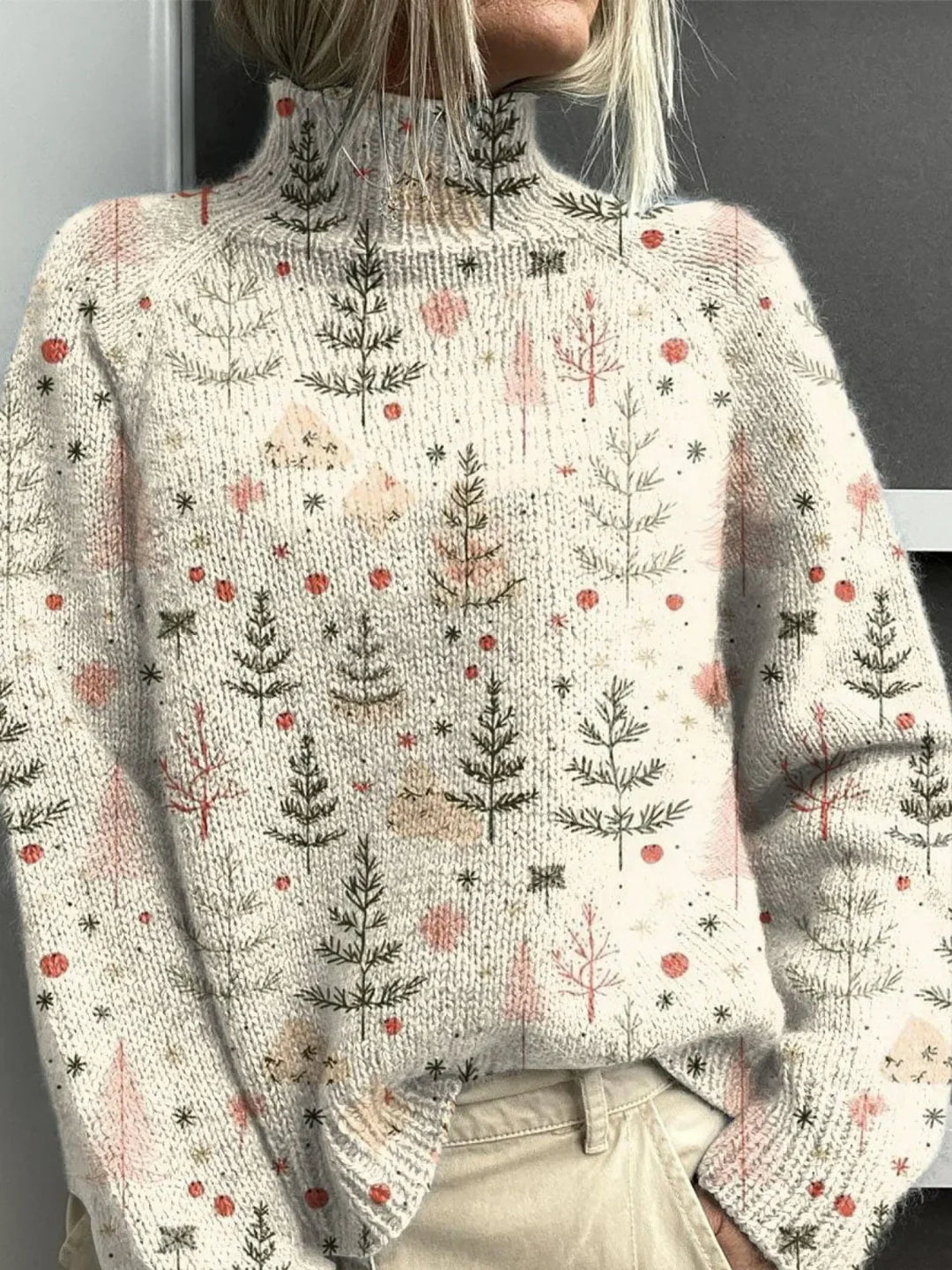 Gussie | Women Fair Isle Plus Size Christmas Jumper