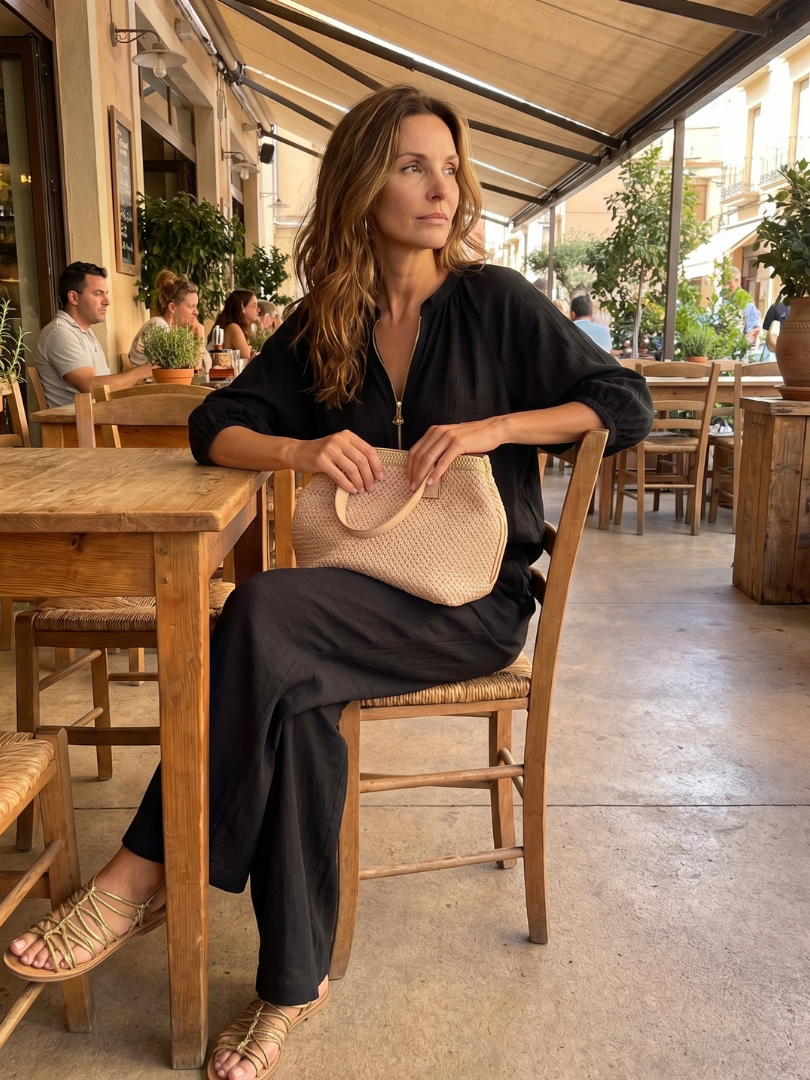 Sonja | Women Zip Front Pants Set