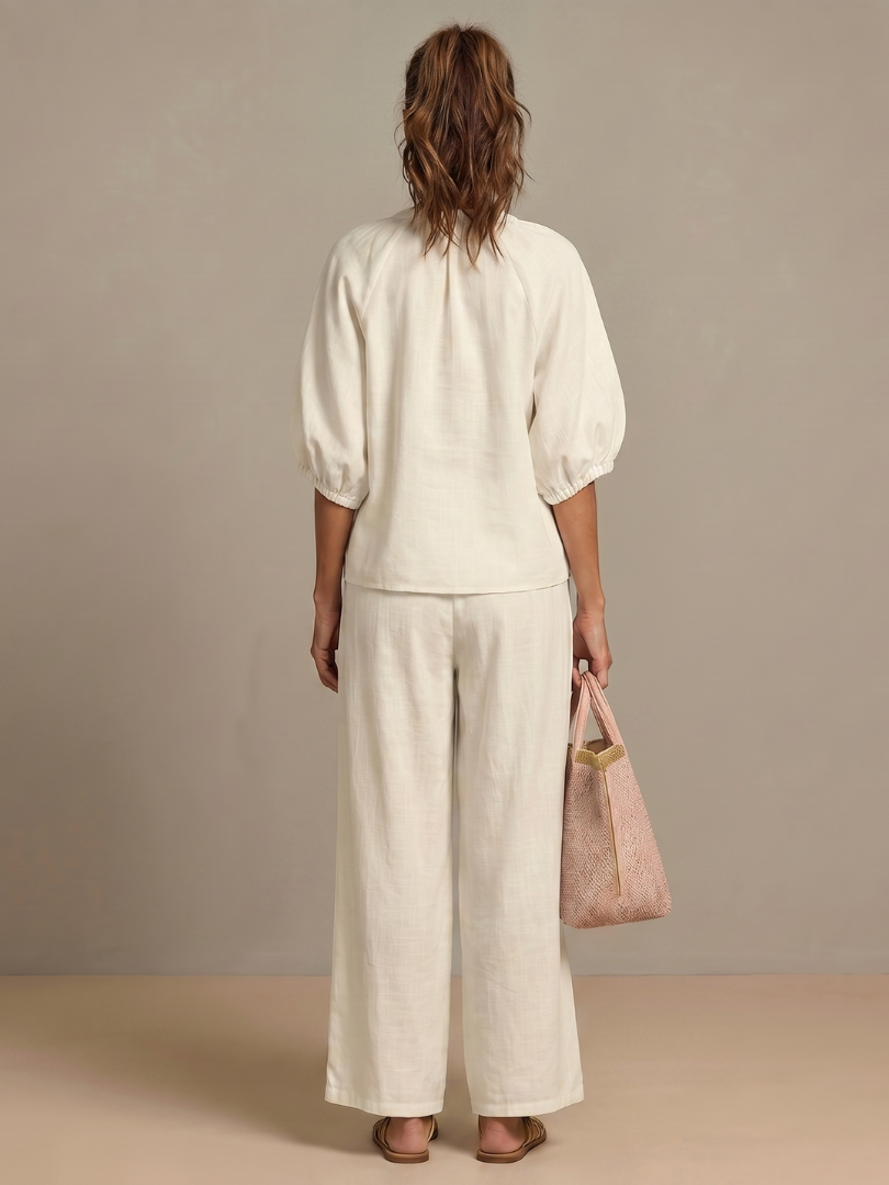 Sonja | Women Zip Front Pants Set