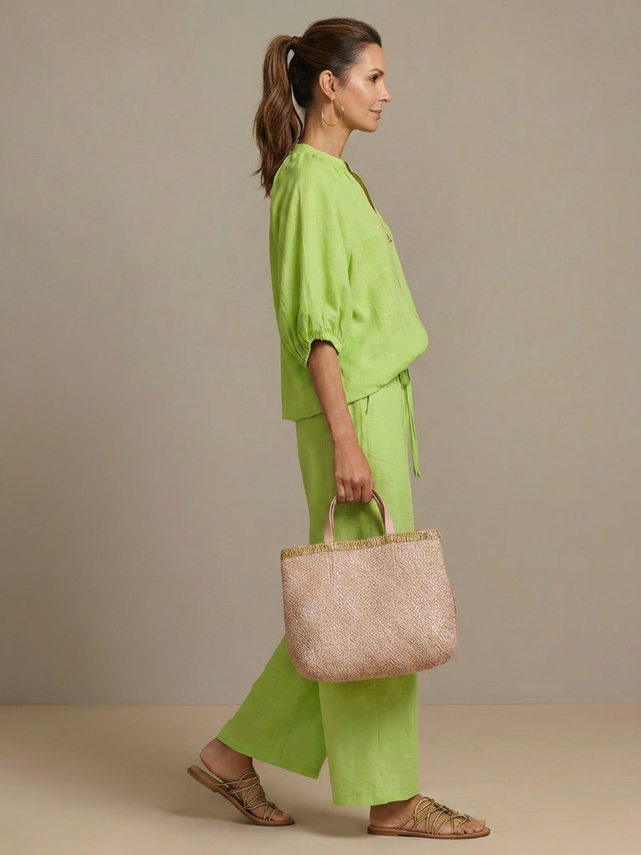 Sonja | Women Zip Front Pants Set