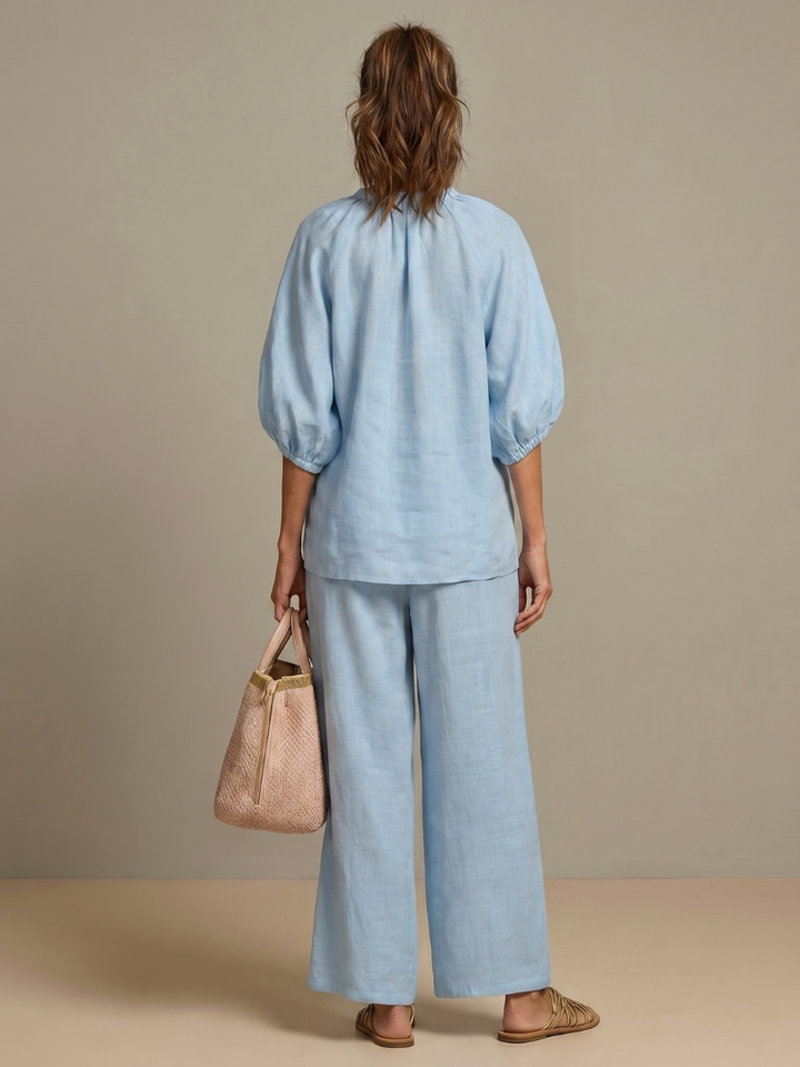 Sonja | Women Zip Front Pants Set