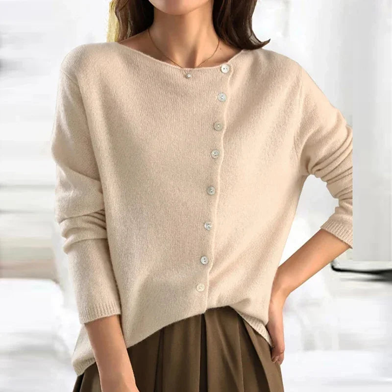 Treasa | Women Collar Button Cardigan