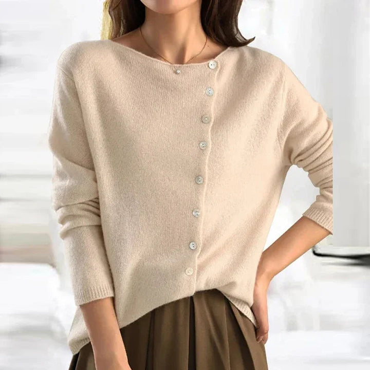 Treasa | Women Collar Button Cardigan