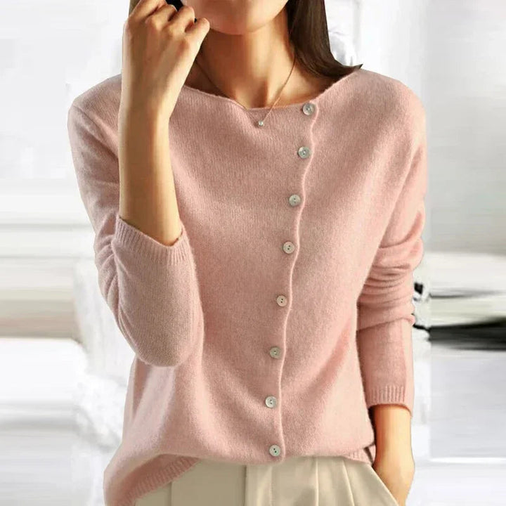 Treasa | Women Collar Button Cardigan