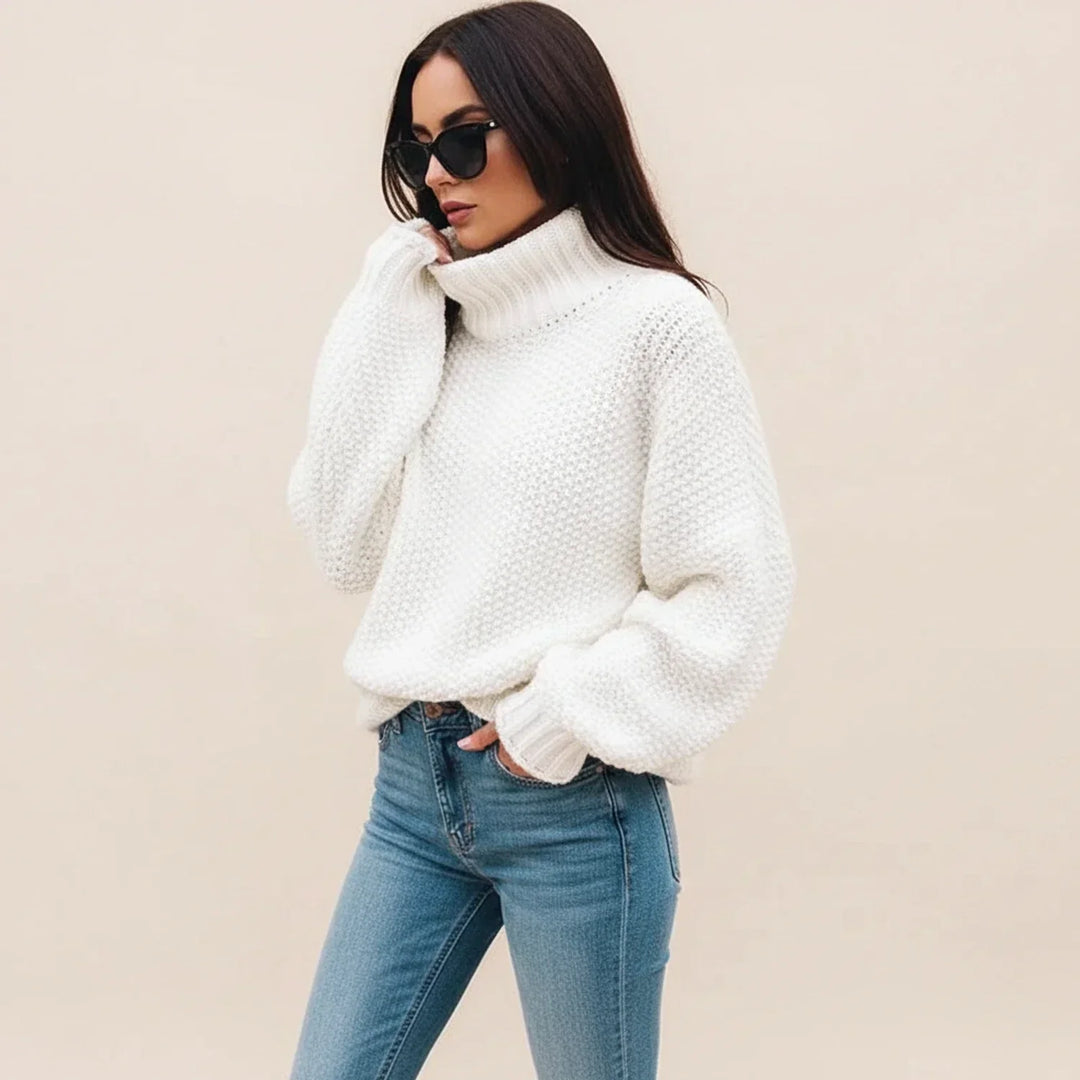 Betsy | Women Chunky Knit Turtleneck Sweater