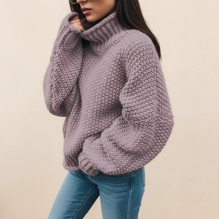 Betsy | Women Chunky Knit Turtleneck Sweater