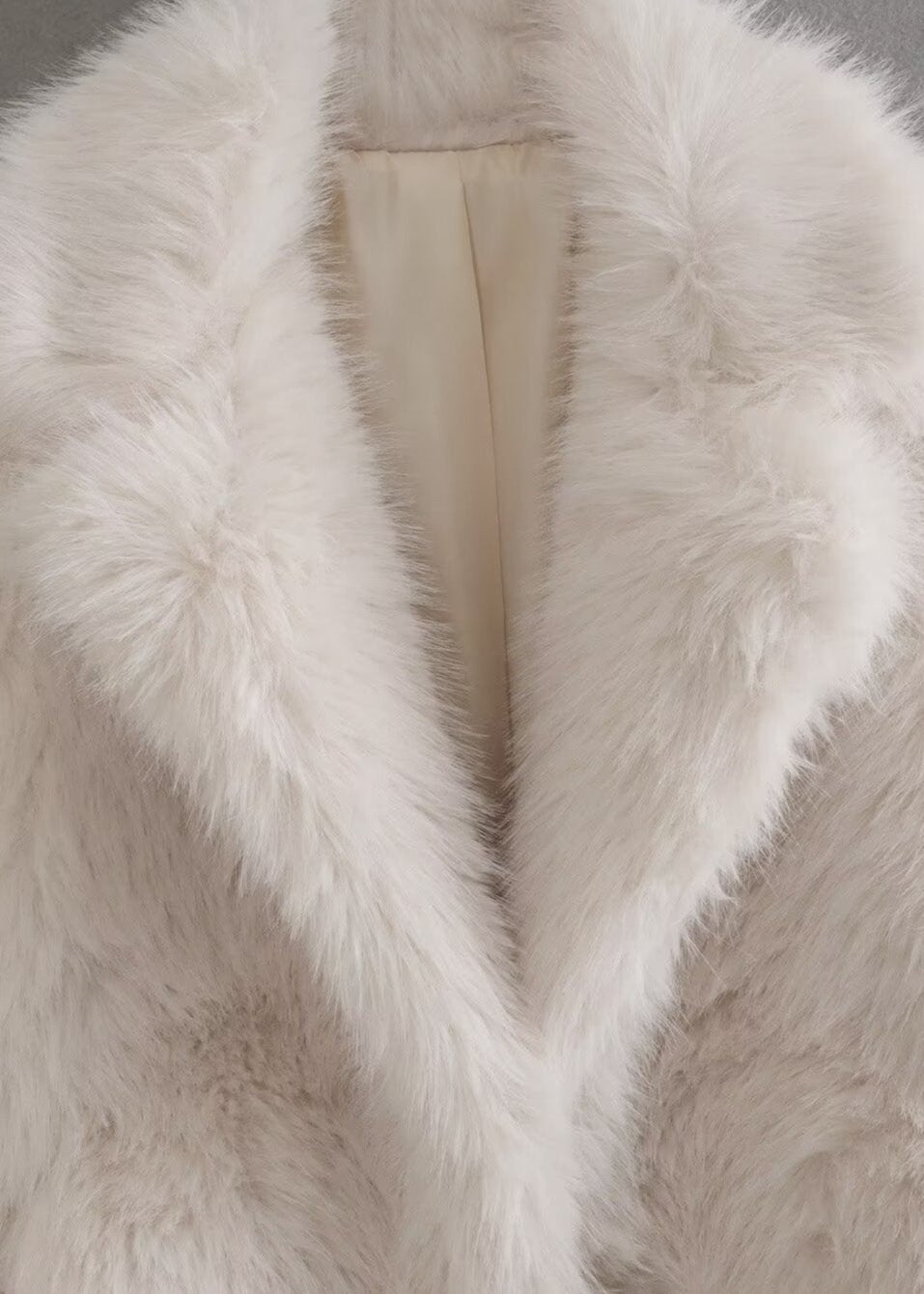 Liv | Women Shawl Collar Faux Fur Coat