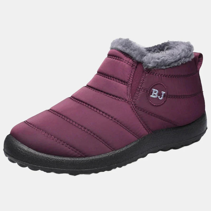 Gunvor | Women Quilted Fur Cuff Boots